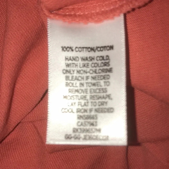 ABOUND Distressed midi dress puffy short sleeves salmon color NEW size XL - Picture 5 of 8